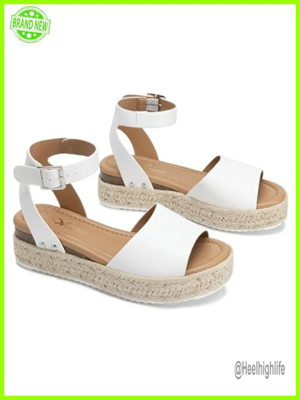 Espadrille Platform Wedge Sandals Ankle Strap Open Toe Summer Comfort